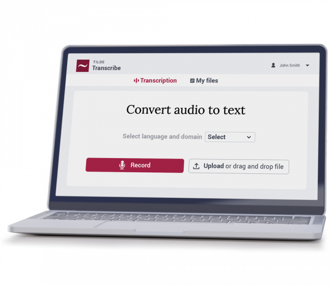 platform to transcribe speech to text